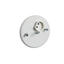 Luminaire outlet for ceiling flush 2P 6A 250V polar white thumbnail 4