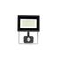 NOCTIS LUX 3 FLOODLIGHT 30W CW 230V IP44 150x190x53mm BLACK with PIR sensor thumbnail 5