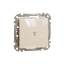Sedna Design & Elements, 1-way Push-Button 10A Lamp Symbol, professional, beige thumbnail 5