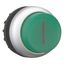 Illuminated pushbutton actuator, RMQ-Titan, Extended, momentary, green, inscribed, Bezel: titanium thumbnail 8