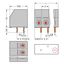 2-conductor PCB terminal block 1.5 mm² Pin spacing 5 mm orange thumbnail 4