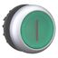 Illuminated pushbutton actuator, RMQ-Titan, Flush, momentary, green, inscribed, Bezel: titanium thumbnail 12