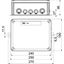 T250ED 4x24AD Junction box for function maintenance 240x190x95 thumbnail 2