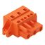 1-conductor female connector CAGE CLAMP® 2.5 mm² orange thumbnail 1