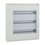 Complete surface-mounted flat distribution board with window, white, 24 SU per row, 3 rows, type C thumbnail 8