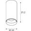 NUMINOS L CL 28W 2400lm 3000K 60ø 230V DALI LED white thumbnail 2