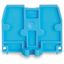 End plate with fixing flange M3 2.5 mm thick blue thumbnail 2