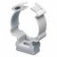 SHOCKPROOF POLYMER SADDLE COLLAR CLIP - FOR EXTERNAL CONDUITS Ø 40MM - GREY RAL 7035 thumbnail 2