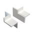 PLM CC 0410 FS Wall connection collar set for corner mounting 85x175x117 thumbnail 1
