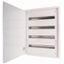 Complete flush-mounted flat distribution board, white, 24 SU per row, 6 rows, type C thumbnail 1