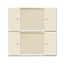 6736/01-82 CoverPlates (partly incl. Insert) Remote control ivory white thumbnail 2