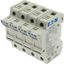 Fuse-holder, low voltage, 32 A, AC 690 V, 10 x 38 mm, 4P, UL, IEC thumbnail 2
