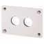 Flush mounting plate, 2 mounting locations thumbnail 1