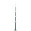 Telesc. lightning protection mast height 13.35m St/tZn w. flange plate thumbnail 1