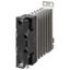 Solid-state relay, 1 phase, 18A, 24-240V AC, with heat sink, DIN rail thumbnail 2