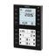 QMX3.P37-1BSC - Room operator unit KNX with temperature sensor, segmented backlit display, configurable touchkeys, LED display, black thumbnail 2