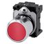 Pushbutton; compact; with extended stroke (12 mm); 22 mm; round; Metal; red; pushbutton; .... 3SU1250-0EB20-0AA0-Z Y11 thumbnail 1