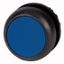 Illuminated pushbutton actuator, RMQ-Titan, Flush, maintained, Blue, Blank, Bezel: black thumbnail 1