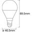 SMART+ WiFi Mini Bulb Dimmable 40 4.9 W/2700 K E14 thumbnail 3