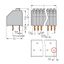 PCB terminal block push-button 0.5 mm² gray thumbnail 3