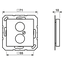 Centre plate f.Hifi socket A562 thumbnail 4