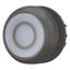 Illuminated pushbutton actuator, RMQ-Titan, Flush, momentary, White, inscribed 0, Bezel: black thumbnail 2