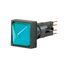 Indicator light, raised, blue, +filament lamp, 24 V thumbnail 2