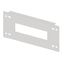 Slotted front plate 220mm G3 sheet steel, 8MW thumbnail 1