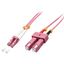 Fibre Optic Cable LC/SC OM4, 5m 50/125µm, Multimode thumbnail 1