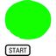 Button lens, flat green, START thumbnail 3