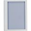 Surface mounted steel sheet door white, transparent, for 24MU per row, 4 rows thumbnail 3