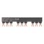 Three-phase busbar link, Circuit-breaker: 3, 153 mm, For PKZM0-... or PKE12, PKE32 without side mounted auxiliary contacts or voltage releases thumbnail 5