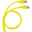 Patch cord RJ45 category 6A S/FTP Yellow 3 meters thumbnail 1