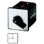 On-Off switch, T5B, 63 A, flush mounting, 1 contact unit(s), 1 pole, Emergency switching off function, with red thumb grip and yellow front plate thumbnail 1