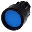 Pushbutton, 22 mm, round, plastic, blue, Front ring, raised momentary…3SU1000-0CB50-0AA0-Z Y10 thumbnail 2