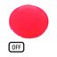 Button lens, flat red, OFF thumbnail 3