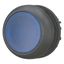 Illuminated pushbutton actuator, RMQ-Titan, Flush, momentary, Blue, Blank, Bezel: black thumbnail 5