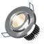 FIALE II 6W COB 38st 230V CW LED SPOT brushed aluminium ring thumbnail 1