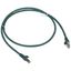 Patch cord RJ45 category 6A S/FTP shielded LSZH green 3 meters thumbnail 1