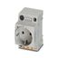 Socket outlet for distribution board Phoenix Contact EO-CF/PT/F 250V 16A AC thumbnail 1