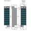 Matrix patchboard 32-pole Marking 33-64 dark gray thumbnail 3