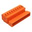 1-conductor male connector CAGE CLAMP® 2.5 mm² orange thumbnail 1