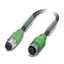 SAC-4P-M12MS/ 0,6-PUR/M12FS SH - Sensor/actuator cable thumbnail 2