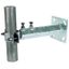 Wall mount. bracket St/tZn-StSt f. pipes D 40-50mm adjustable range 23 thumbnail 1