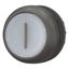 Illuminated pushbutton actuator, RMQ-Titan, Flush, momentary, White, inscribed 1, Bezel: black thumbnail 5