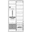 DA27QB Meter board, Field width: 2, Rows: 57, 1100 mm x 550 mm x 215 mm, Isolated (Class II), IP31 thumbnail 17