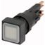 Illuminated pushbutton actuator, white, momentary, +filament lamp 24V thumbnail 1