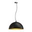 FORCHINI PD-1 pendulum lamp, E27, max. 40W, rund, black/gold thumbnail 1