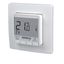 Flush-mounted thermostat as room controller, AC 230V, 1 changeover contact, heating 5(2) A, cooling 1(1) A, white backlighting thumbnail 2