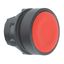 Head for non illuminated push button, Harmony XB5, XB4, red recessed pushbutton Ø22 mm spring return unmarked thumbnail 1